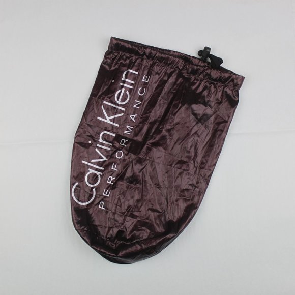 Calvin Klein Performance 12x8 Soft Dark Purple Red Drawstring Dust Bag - Picture 4 of 6